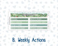 Kit 0264 - 7x9 | A5 MakseLife - Weekly Actions & Reflections - May - Spring Walk