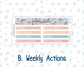 Kit 0270 - 7x9 | A5 MakseLife - Weekly Actions & Reflections - June - Beachside Bliss