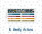 Kit 0304 - 7x9 | A5 MakseLife - Weekly Actions & Reflections - November - Autumn In Bloom