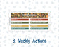 Kit 0302 - 7x9 | A5 MakseLife - Weekly Actions & Reflections - November - Thankful Season