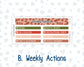 Kit 0231 - 7x9 | A5 MakseLife - Weekly Actions & Reflections - August - Backyard BBQ