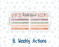Kit 0293 - 7x9 | A5 MakseLife - Weekly Actions & Reflections - September - Fleur de Provence