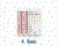Kit 0307 - A5 - MakseLife Companion Notebook - Monthly Kit - December - Velvet Hearth