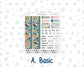 Kit 0275 - A5 - MakseLife Companion Notebook - Monthly Kit - July - Tropical Safari Blush