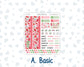 Kit 0276 - A5 - MakseLife Companion Notebook - Monthly Kit - July - Melon Crush