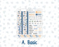 Kit 0299 - A5 - MakseLife Companion Notebook - Monthly Kit - October - Book Nook