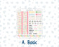 Kit 0260 - A5 - MakseLife Companion Notebook - Monthly Kit - April - Pastel Egg Hunt