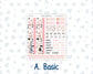 Kit 0297 - A5 - MakseLife Companion Notebook - Monthly Kit - October - Pink Spell