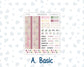 Kit 0232 - A5 - MakseLife Companion Notebook - Monthly Kit - September - Heirloom Garden