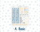 Kit 0265 - A5 - MakseLife Companion Notebook - Monthly Kit - May - Honeybee Sky