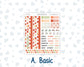 Kit 0235 - A5 - MakseLife Companion Notebook - Monthly Kit - September - Apple Orchard