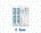 Kit 0247 - A5 - MakseLife Companion Notebook - Monthly Kit - December - Snow Day Adventures