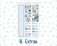 Kit 0249 - A5 - MakseLife Companion Notebook - Monthly Kit - January - Icy Lace
