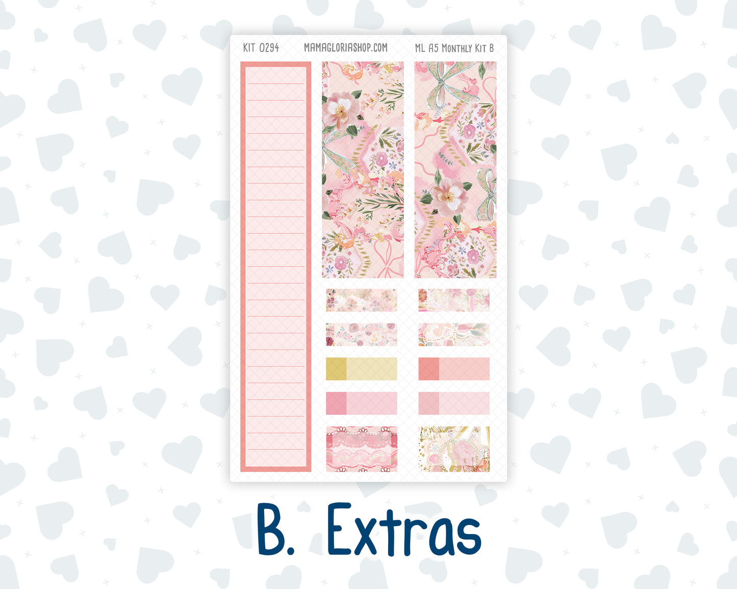 Kit 0294 - A5 - MakseLife Companion Notebook - Monthly Kit - September - Rosy Reveria