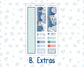 Kit 0247 - A5 - MakseLife Companion Notebook - Monthly Kit - December - Snow Day Adventures