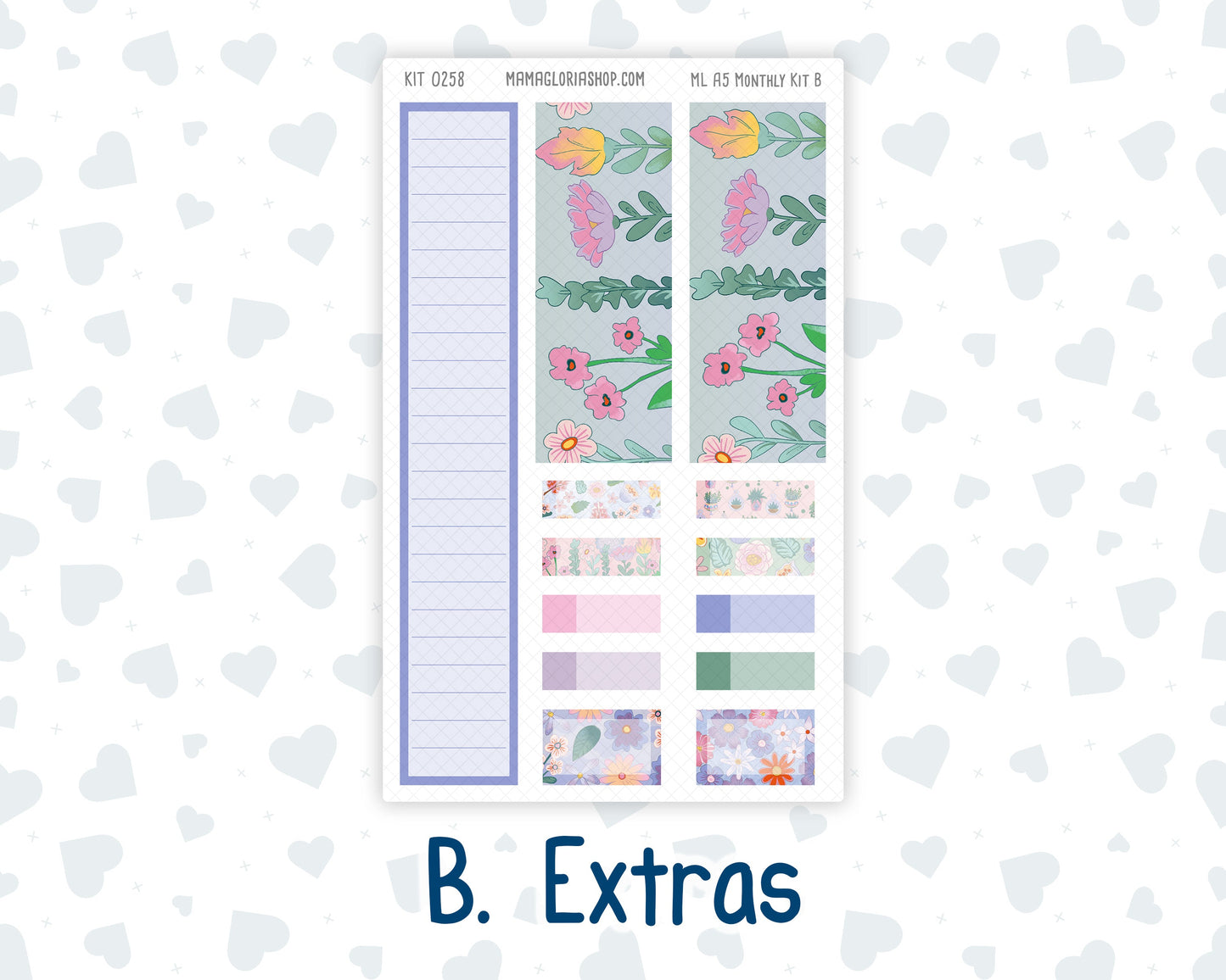 Kit 0258 - A5 - MakseLife Companion Notebook - Monthly Kit - March - Plant Therapy