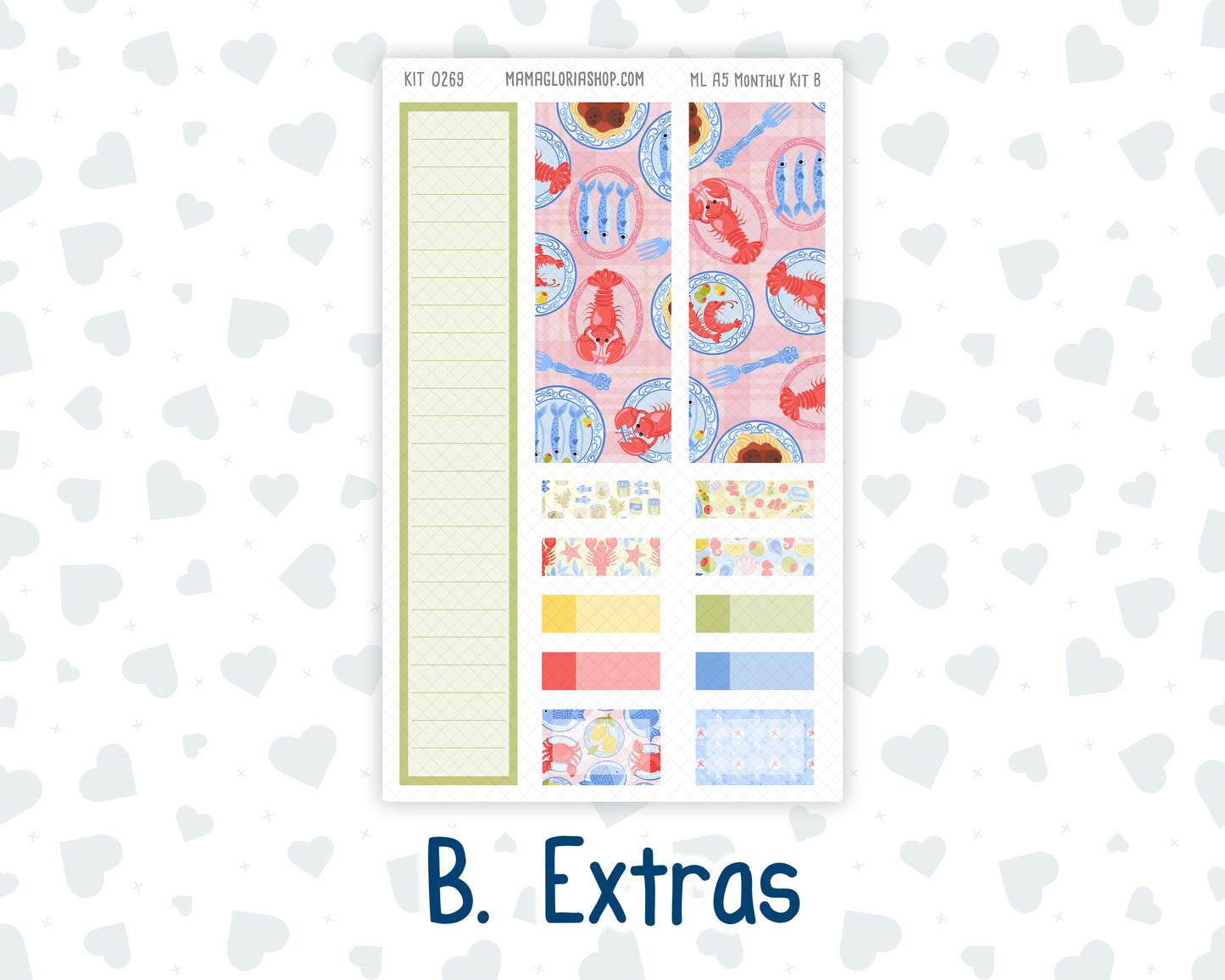 Kit 0269 - A5 - MakseLife Companion Notebook - Monthly Kit - June - Dolce Mare