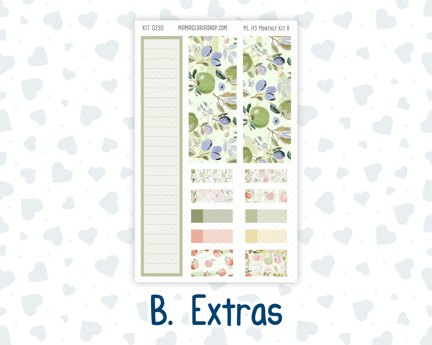 Kit 0295 - A5 - MakseLife Companion Notebook - Monthly Kit - September - Apple Harvest