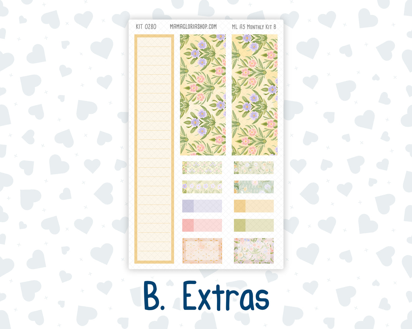 Kit 0280 - A5 - MakseLife Companion Notebook - Monthly Kit - Half Past Six In August