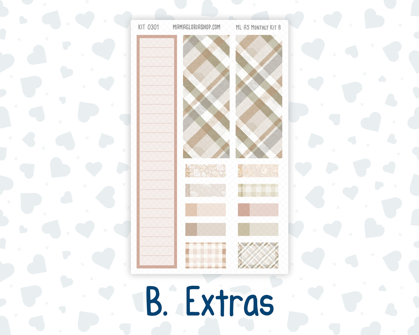 Kit 0301 - A5 - MakseLife Companion Notebook - Monthly Kit - November - Sunday Comfort