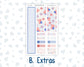 Kit 0273 - A5 - MakseLife Companion Notebook - Monthly Kit - July - Americana In Bloom