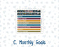Kit 0304 - A5 - MakseLife Companion Notebook - Monthly Kit - November - Autumn In Bloom
