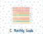 Kit 0278 - A5 - MakseLife Companion Notebook - Monthly Kit - August - Oops, All Peaches