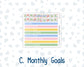 Kit 0279 - A5 - MakseLife Companion Notebook - Monthly Kit - August - Not Ready For School