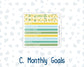 Kit 0227 - A5 - MakseLife Companion Notebook - Monthly Kit - July - Lemon Grove