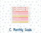 Kit 0294 - A5 - MakseLife Companion Notebook - Monthly Kit - September - Rosy Reveria