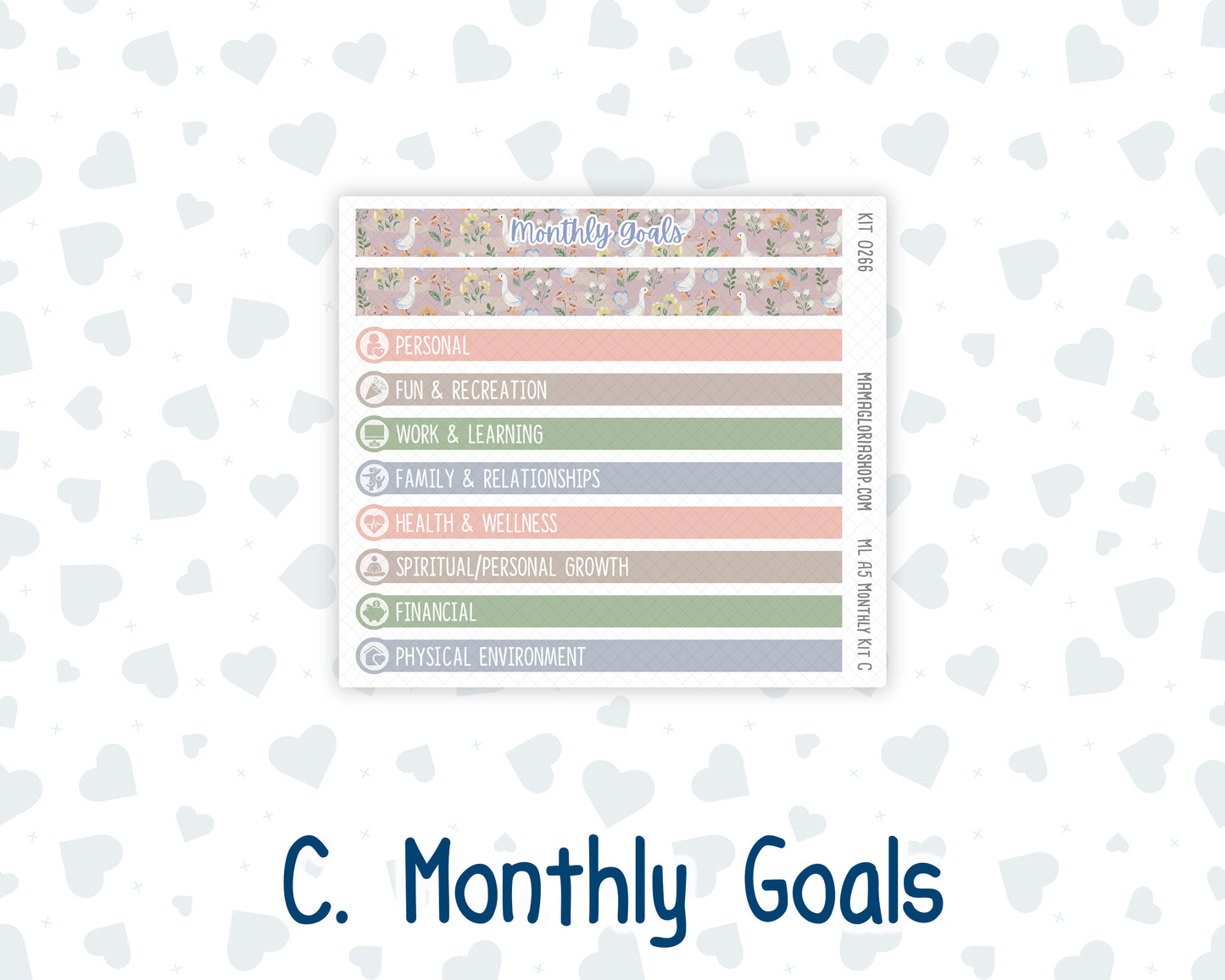 Kit 0266 - A5 - MakseLife Companion Notebook - Monthly Kit - May - Froggy Lake Picnic