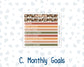 Kit 0298 - A5 - MakseLife Companion Notebook - Monthly Kit - October - Velvet Bloom