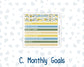 Kit 0274 - A5 - MakseLife Companion Notebook - Monthly Kit - July - Sunny Lemon Shore