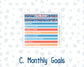 Kit 0268 - A5 - MakseLife Companion Notebook - Monthly Kit - June - Sea Sweeties