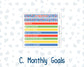 Kit 0220 - A5 - MakseLife Companion Notebook - Monthly Kit - June - June Berries