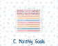 Kit 0270 - A5 - MakseLife Companion Notebook - Monthly Kit - June - Beachside Bliss