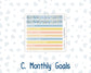 Kit 0265 - A5 - MakseLife Companion Notebook - Monthly Kit - May - Honeybee Sky