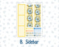 EC 8.5x11 Monthly - Kit 0219- Bee's Business- May- For Erin Condren Planners