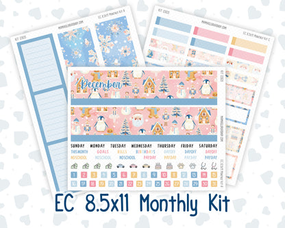 Kit 0305 - 8.5x11 - EC Monthly Kit - December - Sugarplum Parade