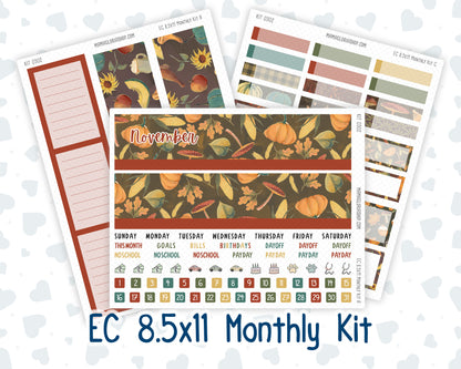Kit 0302 - 8.5x11 - EC Monthly Kit - November - Thankful Season