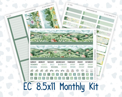Kit 0264 - 8.5x11 - EC Monthly Kit - May - Spring Walk