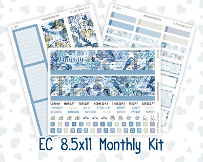 Kit 0249 - 8.5x11 - EC Monthly Kit - January - Icy Lace