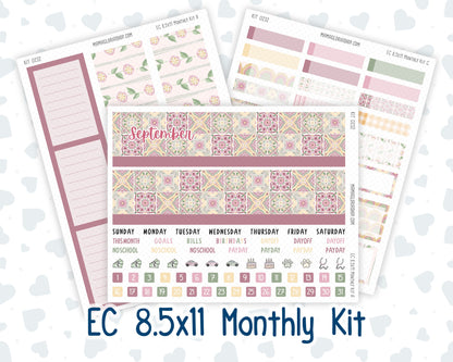 Kit 0232 - 8.5x11 - EC Monthly Kit - September - Heirloom Garden