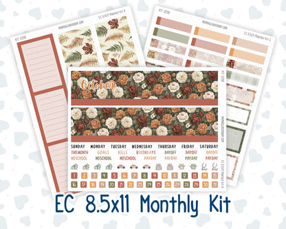 Kit 0298 - 8.5x11 - EC Monthly Kit - October - Velvet Bloom