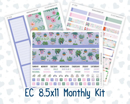 Kit 0258 - 8.5x11 - EC Monthly Kit - March - Plant Therapy
