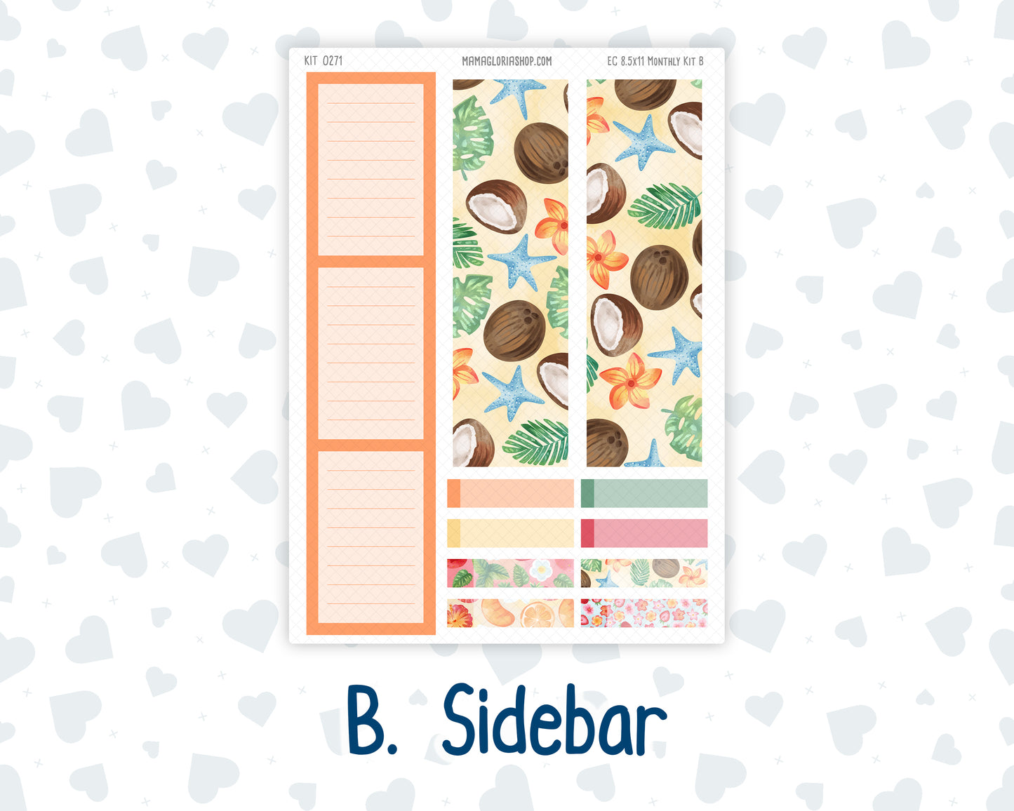 Kit 0271 - 8.5x11 - EC Monthly Kit - June - Strawberry Shore