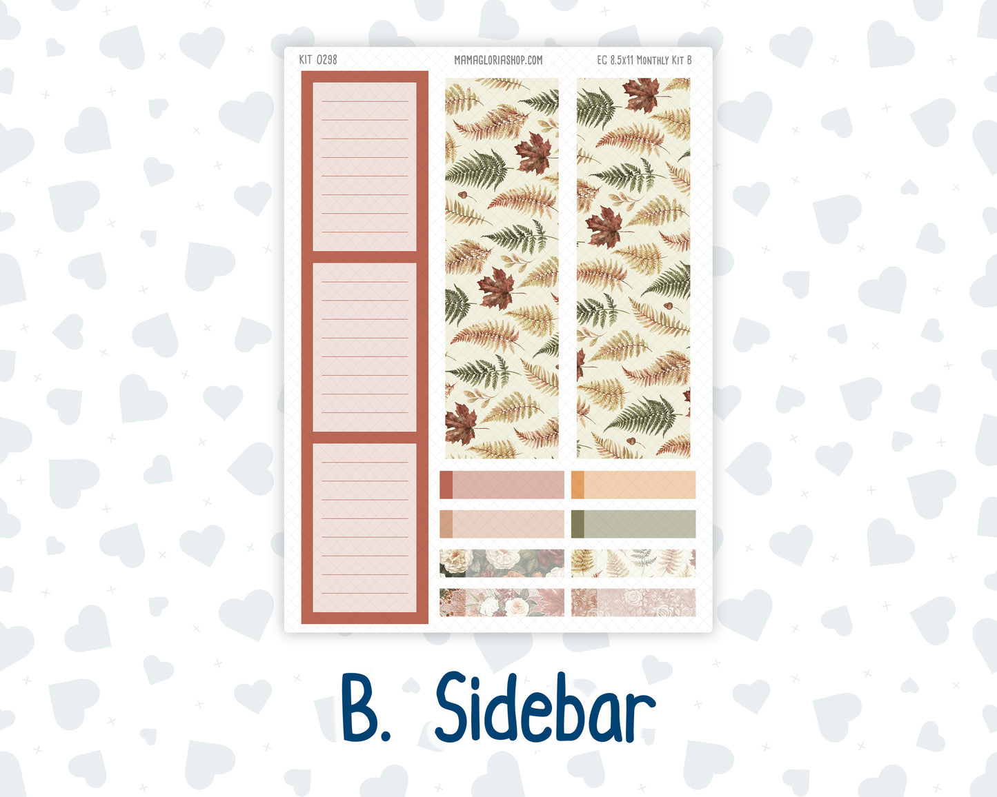 Kit 0298 - 8.5x11 - EC Monthly Kit - October - Velvet Bloom