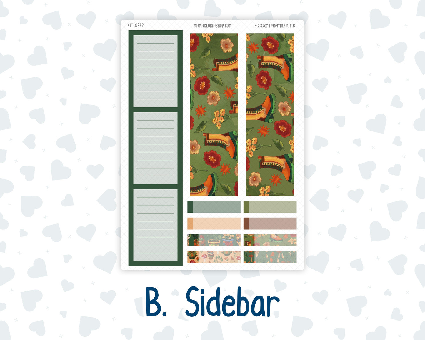 Kit 0242 - 8.5x11 - EC Monthly Kit - November - Cottage Autumn