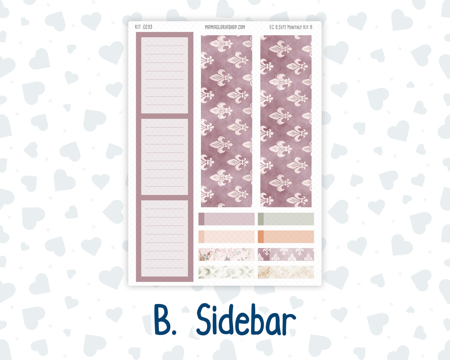 Kit 0293 - 8.5x11 - EC Monthly Kit - September - Fleur de Provence