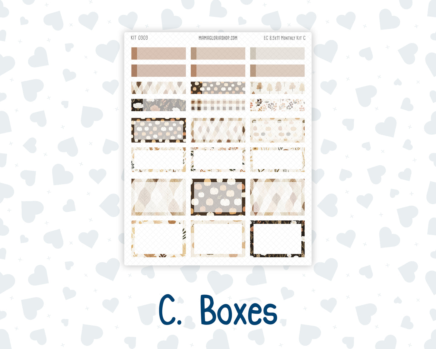Kit 0303 - 8.5x11 - EC Monthly Kit - November - Into The Woods
